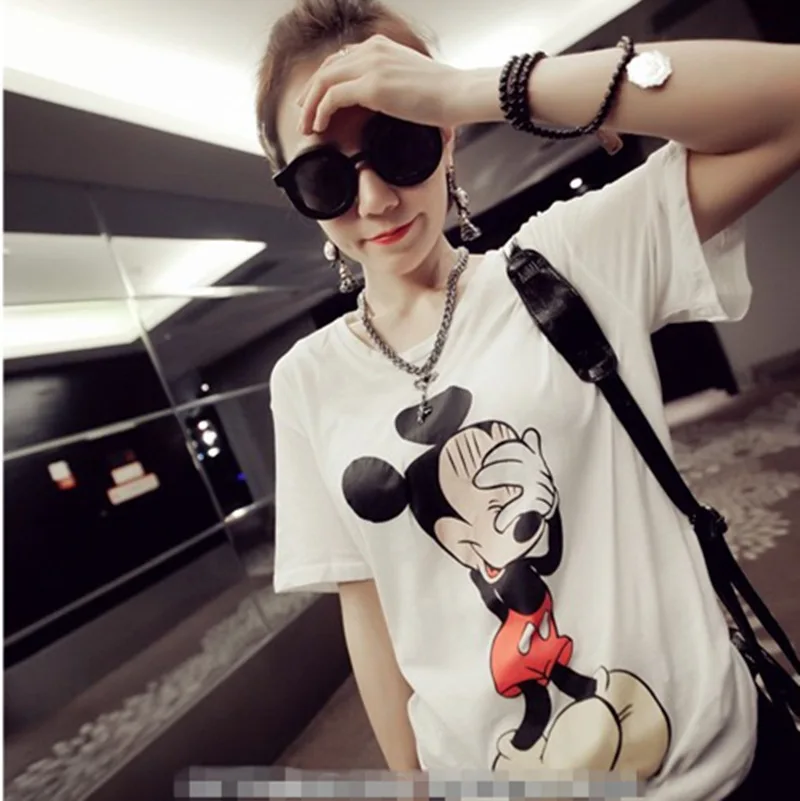 Brand New Summer Harajuku Mickey Mouse T Shirt Women Short Sleeve Mickey Mouse Print Woman O-neck Punk Tee Tops Casual Clothing
Brand New Summer Harajuku Mickey Mouse T Shirt Women Short Sleeve Mickey Mouse Print Woman O-neck Punk Tee Tops Casual Clothing