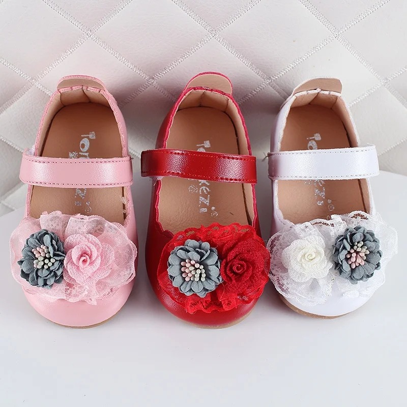 Spring Autumn Fashion Lace Flower Kids Small Shoes Toddler Baby Girls First Walkers Soft Sole Shoes Princess Shoes
Spring Autumn Fashion Lace Flower Kids Small Shoes Toddler Baby Girls First Walkers Soft Sole Shoes Princess Shoes