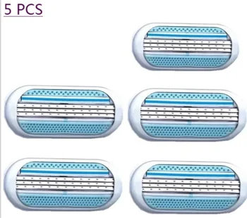 5pcs/lot Beauty Female Safety Razor Blade Shaving For Women 3 Layer Blades Shaver Razor Blades Replacement Head 50sets
5pcs/lot Beauty Female Safety Razor Blade Shaving For Women 3 Layer Blades Shaver Razor Blades Replacement Head 50sets