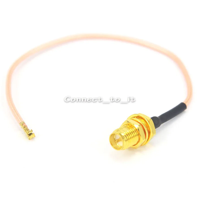 10 pieces RG178 15cm Gold Plated RF Straight RP SMA Female Jack to U.FL/IPX Connector Pigtail Extension Cable Free Shipping
10 pieces RG178 15cm Gold Plated RF Straight RP SMA Female Jack to U.FL/IPX Connector Pigtail Extension Cable Free Shipping