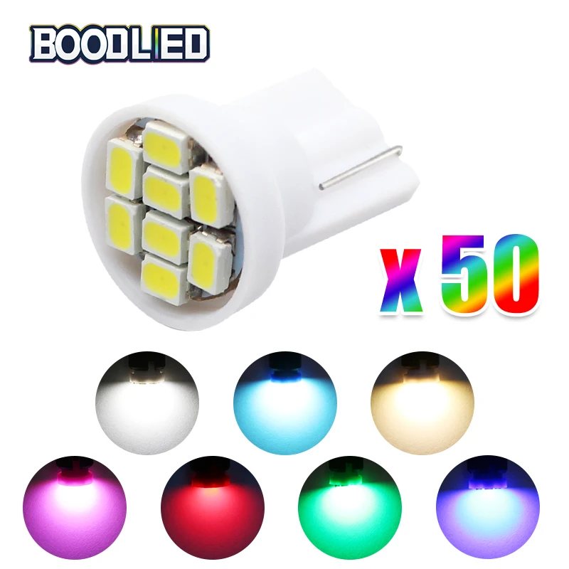 50pcs T10 W5W LED Bulb 194 168 T10 LED 3020 8 SMD Car Interior Light 1206 Auto Wedge Lighting 12V
50pcs T10 W5W LED Bulb 194 168 T10 LED 3020 8 SMD Car Interior Light 1206 Auto Wedge Lighting 12V