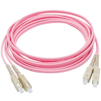 40GB Laser Optimized Multimode Fiber Patch Cable OM4 SC/UPC to SC/UPC optical fiber patch cord 1M 2M 3M 5M 10M
40GB Laser Optimized Multimode Fiber Patch Cable OM4 SC/UPC to SC/UPC optical fiber patch cord 1M 2M 3M 5M 10M