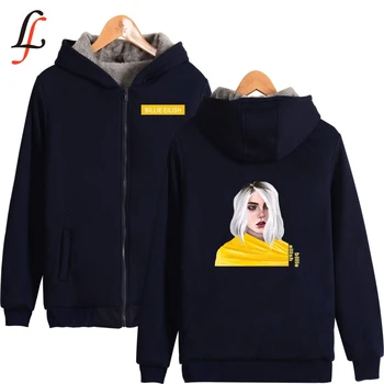 Billie Eilish Plus Thick Hoodies Sweatshirt Supper Warm Coat Winter Zipper Harajuku Jacket Unisex Streetwear Oversized
Billie Eilish Plus Thick Hoodies Sweatshirt Supper Warm Coat Winter Zipper Harajuku Jacket Unisex Streetwear Oversized