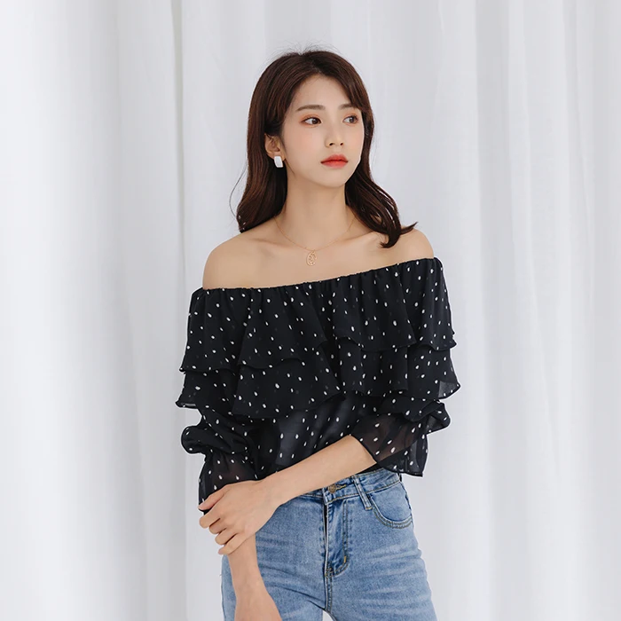 Customize Made Women Casual Plus Size 3XS-10XL Polka Dot Printing Slash Neck Chiffon Blouse
Customize Made Women Casual Plus Size 3XS-10XL Polka Dot Printing Slash Neck Chiffon Blouse
