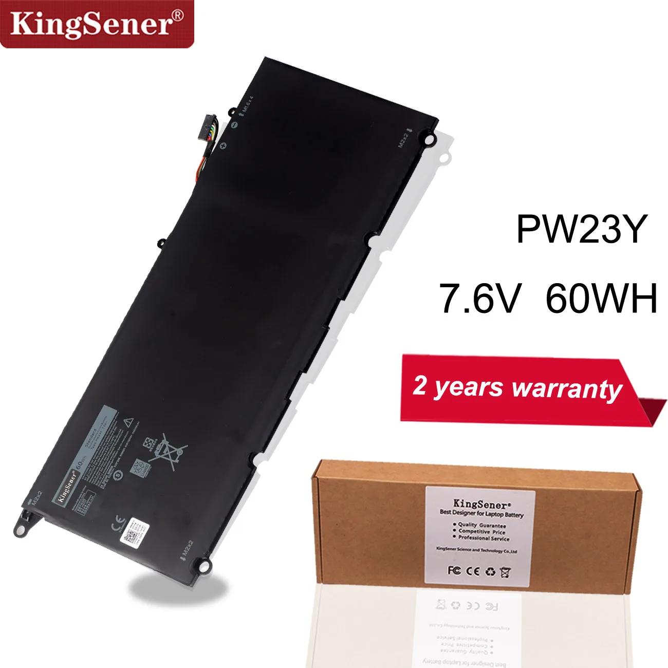 Kingsener 7.6V 60Wh PW23Y New Laptop Battery for DELL XPS 13 9360 Series RNP72 TP1GT PW23Y
Kingsener 7.6V 60Wh PW23Y New Laptop Battery for DELL XPS 13 9360 Series RNP72 TP1GT PW23Y