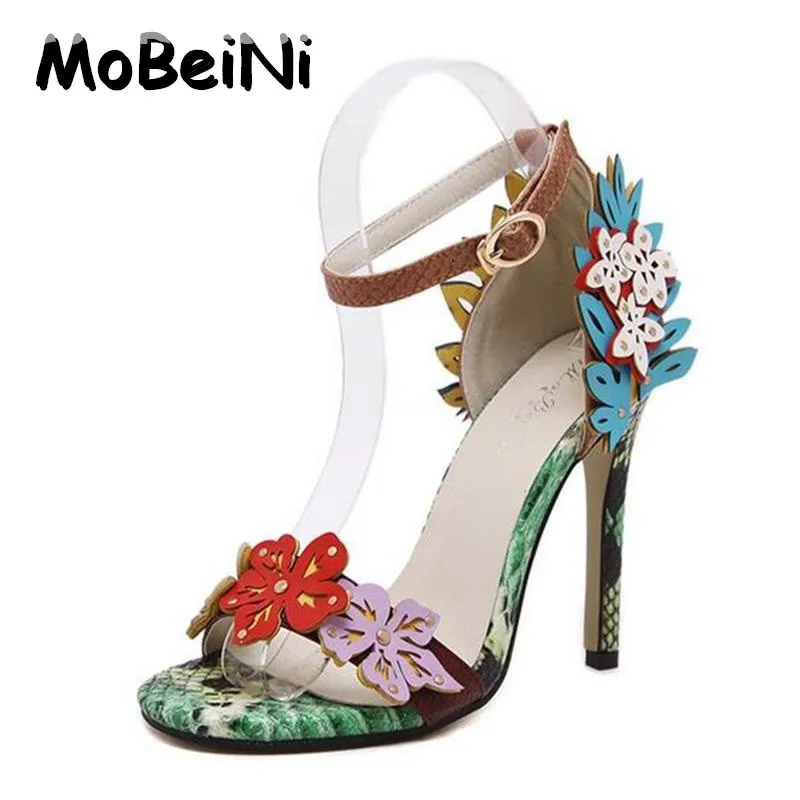 MoBeiNi New Arrived Vogue Women Sandals Color Decals Snakeskin pattern High Heels Sexy Stiletto/Party Wedding Shoes Plus Size
MoBeiNi New Arrived Vogue Women Sandals Color Decals Snakeskin pattern High Heels Sexy Stiletto/Party Wedding Shoes Plus Size