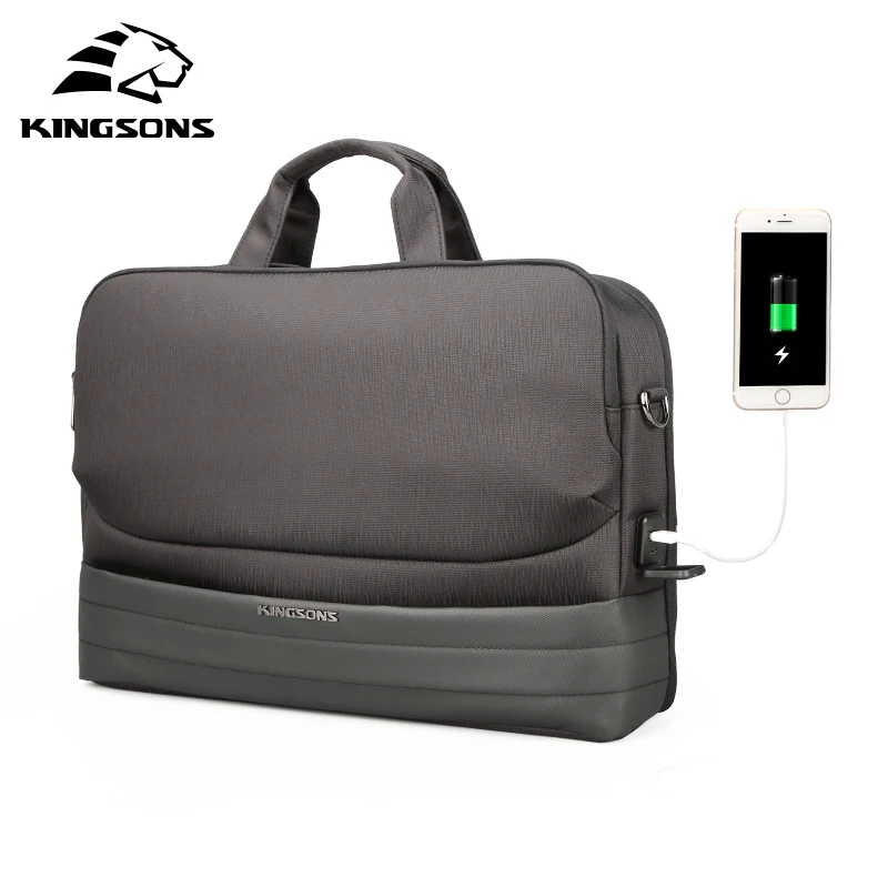 Kingsons новый 15 6 дюймовый портфель для ноутбука сумка Мужской нейлоновый Офисные