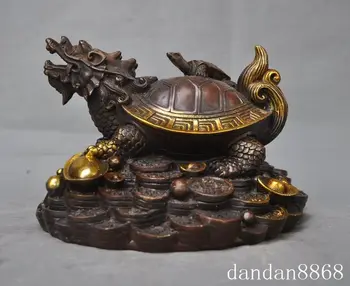 Crafts statue chinese fengshui bronze gilt money coin ingot wealth Dragon head turtle statue halloween
Crafts statue chinese fengshui bronze gilt money coin ingot wealth Dragon head turtle statue halloween