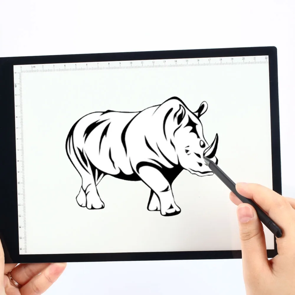 Цифровой графический планшет А4 Светодиодная доска для рисования электронный
