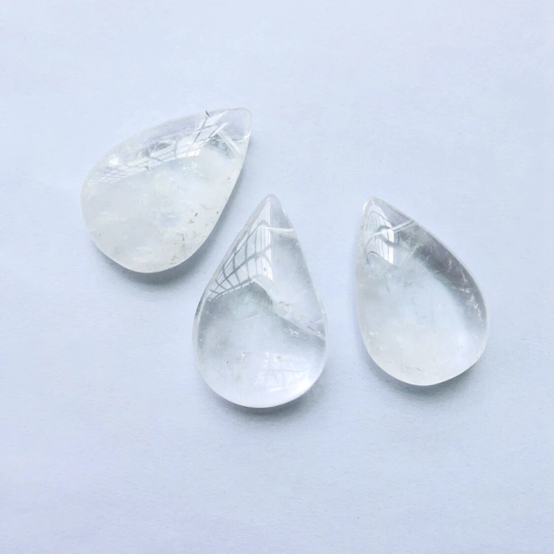 Wholesale 2pcs/lot Natural Clear Quartz Cracked Rock Crystal Pendant Beads 26x40mm Pear Drop Pendant Beads Cross Drilled
Wholesale 2pcs/lot Natural Clear Quartz Cracked Rock Crystal Pendant Beads 26x40mm Pear Drop Pendant Beads Cross Drilled