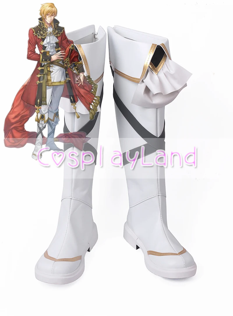 

Fire Emblem Genealogy of the Holy War Eldigan Cosplay Costume Boots Shoes Halloween Party Custom Made Shoes Accessories