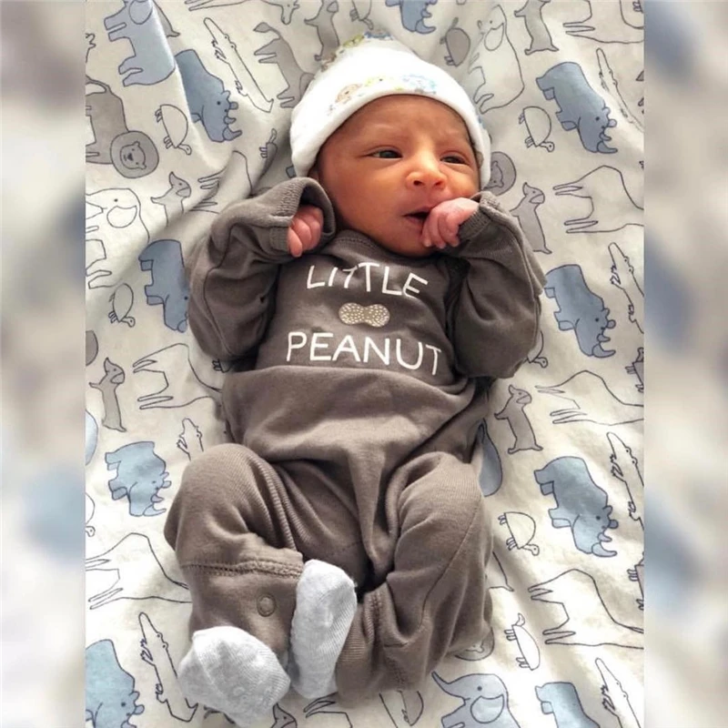LITTLE PEANUT Printed Lovely Children Boy Girls Casual Rompers Long Sleeve Round Neck Newborn Baby Romper Jumpsuit Outfits
LITTLE PEANUT Printed Lovely Children Boy Girls Casual Rompers Long Sleeve Round Neck Newborn Baby Romper Jumpsuit Outfits