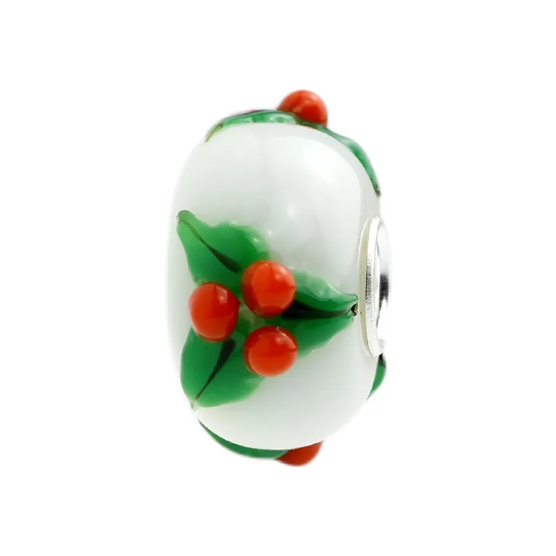 925 Sterling Silver Large Hole Colorful Christmas Leaves Murano Glass Charm Beads Fit European Bracelet Jewelry
925 Sterling Silver Large Hole Colorful Christmas Leaves Murano Glass Charm Beads Fit European Bracelet Jewelry