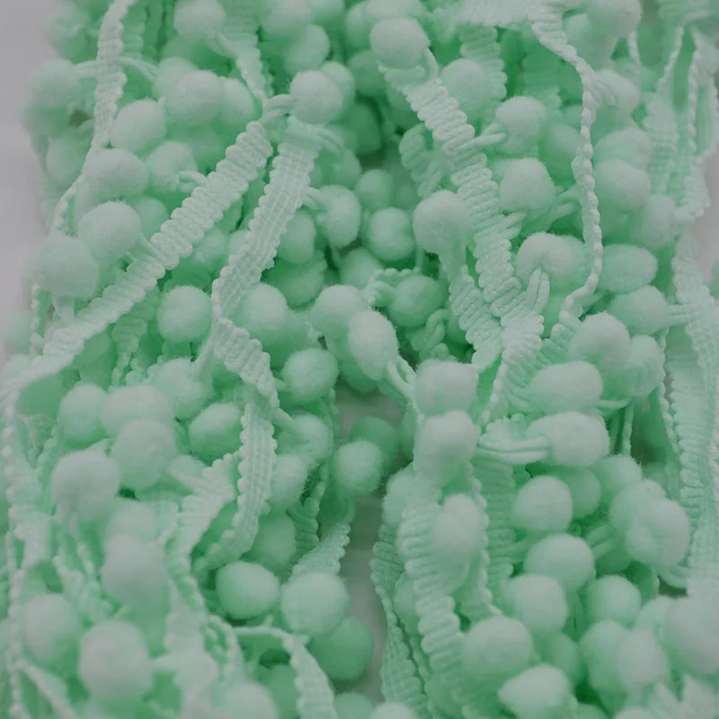 5Yards Mint Green Pompom Trim Ball 10mm Pom Pom Fringe Ribbon DIY Sewing Lace Handmade Craft Accessories Home Wedding Decoration
5Yards Mint Green Pompom Trim Ball 10mm Pom Pom Fringe Ribbon DIY Sewing Lace Handmade Craft Accessories Home Wedding Decoration