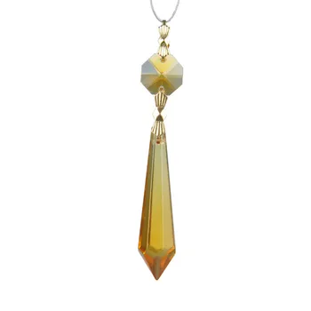 10PC/lot 55mm Yellow Crystal Icicle Prisms Crystal Chandelier Parts Drop Pendant Glass Beads SunCatcher Party Wedding Decoration
10PC/lot 55mm Yellow Crystal Icicle Prisms Crystal Chandelier Parts Drop Pendant Glass Beads SunCatcher Party Wedding Decoration