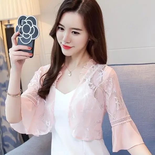 2019 Spring New Shrug Women Jacket Half Sleeve Lace Solid Light Crop Open Stitch Cardigan Short All-match Shawl Wraps AE371
2019 Spring New Shrug Women Jacket Half Sleeve Lace Solid Light Crop Open Stitch Cardigan Short All-match Shawl Wraps AE371