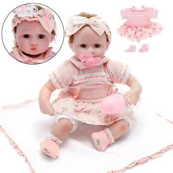 18 inch 45CM Doll Reborn Baby Silicone Reborn Dolls Toys Realistic Lifelike Reborn Toys Babies Toys for Girl Kids Birthday Chris
18 inch 45CM Doll Reborn Baby Silicone Reborn Dolls Toys Realistic Lifelike Reborn Toys Babies Toys for Girl Kids Birthday Chris