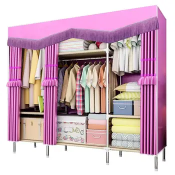 Cloth Wardrobe Simple Cloth Wardrobe Assembly Cloth Wardrobe Steel Pipe Thicken Reinforcement Bedroom Steel Rack Storage Cabinet
Cloth Wardrobe Simple Cloth Wardrobe Assembly Cloth Wardrobe Steel Pipe Thicken Reinforcement Bedroom Steel Rack Storage Cabinet