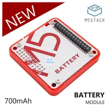 M5stack 공식 재고 있음! Arduino esp32 코어 개발 키트 용량 용 배터리 모듈 700 mah stackable iot 개발 보드(China)