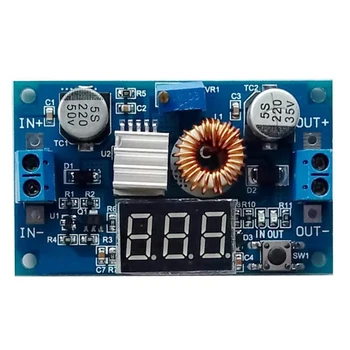 Hot Sale 5A high-power 75W DC-DC adjustable step-down module with a voltmeter display
Hot Sale 5A high-power 75W DC-DC adjustable step-down module with a voltmeter display