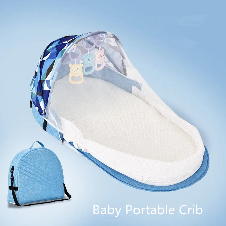 Multi-functional Baby Portable Crib Newborn Baby Travel Outdoor Bed with Mosquito Net Detachable Sunshade Folding Mommy Bag
Multi-functional Baby Portable Crib Newborn Baby Travel Outdoor Bed with Mosquito Net Detachable Sunshade Folding Mommy Bag