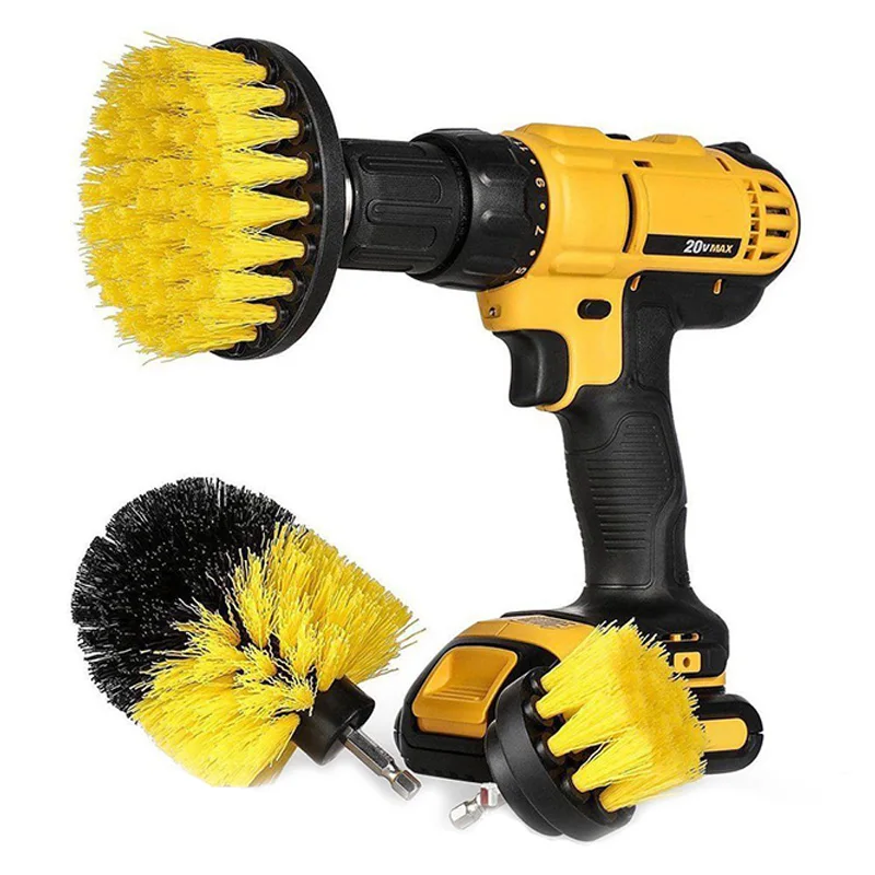 3pcs Power Scrubber Brush Set Scrub Drill Brushes Clean for Bathroom Surfaces Tub Shower Tile toilet Household Cleaning Tool Kit
3pcs Power Scrubber Brush Set Scrub Drill Brushes Clean for Bathroom Surfaces Tub Shower Tile toilet Household Cleaning Tool Kit