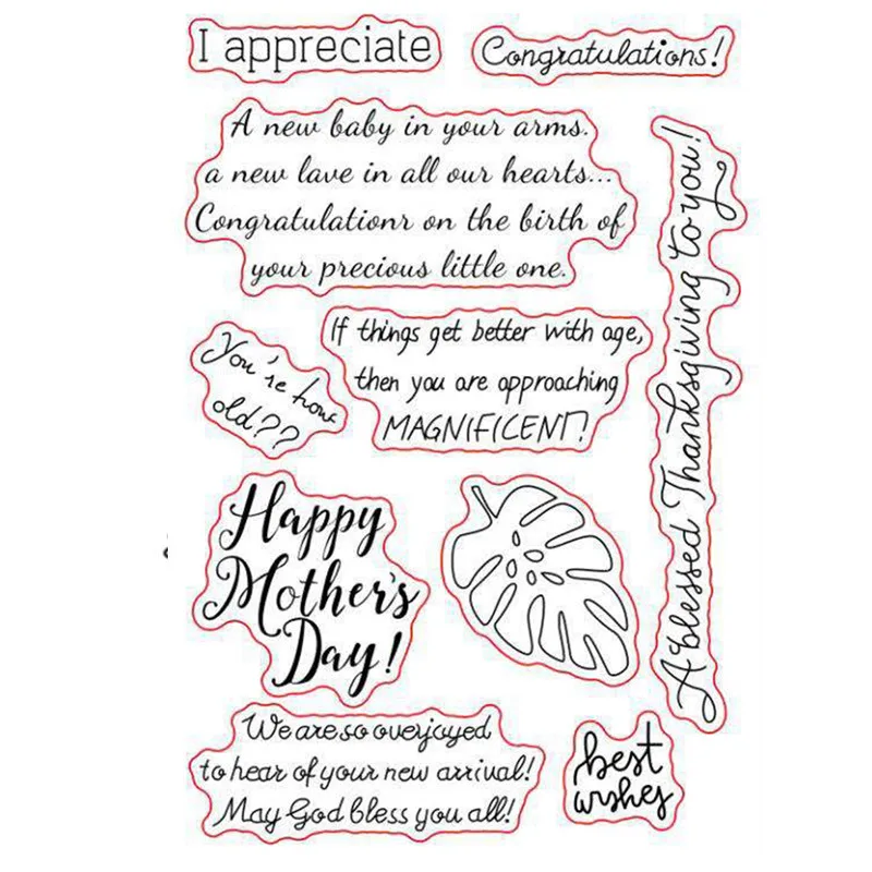 Sentiments Sayings Phrase Leaves God Mother Rubber Clear Stamp/Seal Scrapbook/Photo Album Decorative Card Making Clear Stamps
Sentiments Sayings Phrase Leaves God Mother Rubber Clear Stamp/Seal Scrapbook/Photo Album Decorative Card Making Clear Stamps