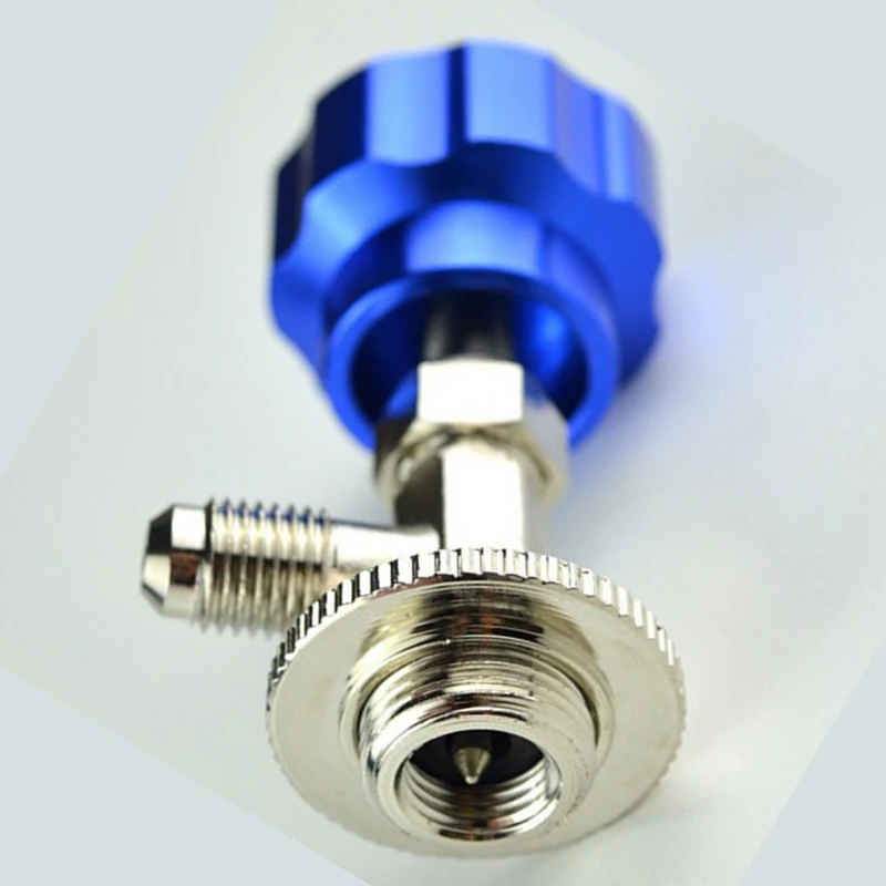 1/4'' SAE High Quality R12 R22 R600a Refrigerant Bottle Opener Can Tap Dispensing Valve For Car Air Conditioning A/C System M12
1/4'' SAE High Quality R12 R22 R600a Refrigerant Bottle Opener Can Tap Dispensing Valve For Car Air Conditioning A/C System M12