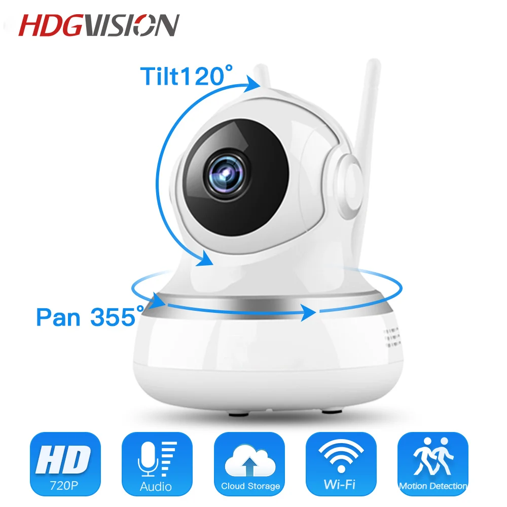 Hdgvision 720P Smart Wifi Ip Camera Wi-fi CCTV Surveillance Wireless IR-Cut Night Vision PTZ Wifi Camera
Hdgvision 720P Smart Wifi Ip Camera Wi-fi CCTV Surveillance Wireless IR-Cut Night Vision PTZ Wifi Camera