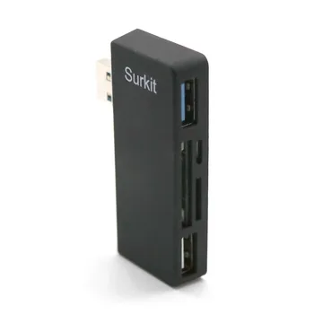 usb 3.0 multi Hub 5 in 1 memory card reader adapter for SD/TF micro SD Microfoft Surface Pro 3/4/5/6 laptop computer Z0510
usb 3.0 multi Hub 5 in 1 memory card reader adapter for SD/TF micro SD Microfoft Surface Pro 3/4/5/6 laptop computer Z0510