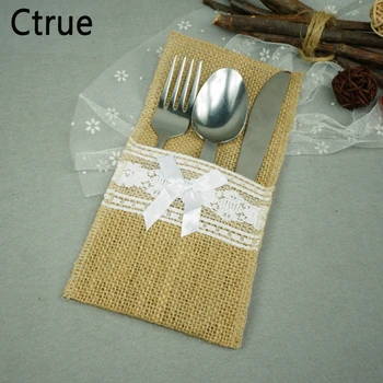 20pcs/Lot Hessian Rustic Wedding Burlap and Lace Cutlery Silverware Holder Pocket vintage wedding decoration
20pcs/Lot Hessian Rustic Wedding Burlap and Lace Cutlery Silverware Holder Pocket vintage wedding decoration