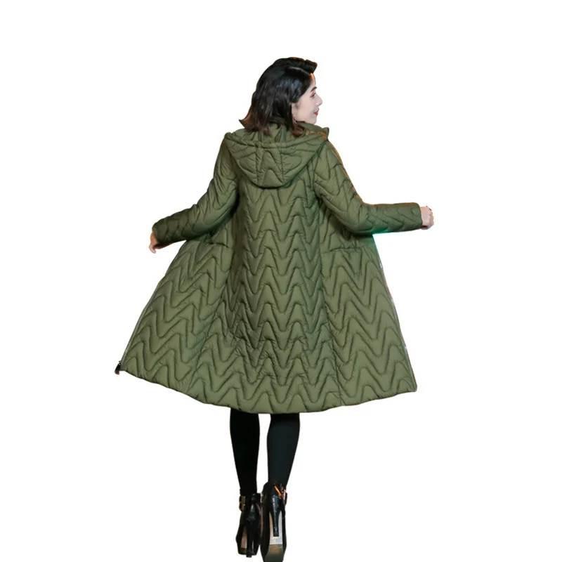 Women Winter Jacket New Cotton Coat Mediun Long Slim Parkas 2018 Female Hooded Warm Outerwear Large Size M-3Xl Overcoat DT0212
Women Winter Jacket New Cotton Coat Mediun Long Slim Parkas 2018 Female Hooded Warm Outerwear Large Size M-3Xl Overcoat DT0212