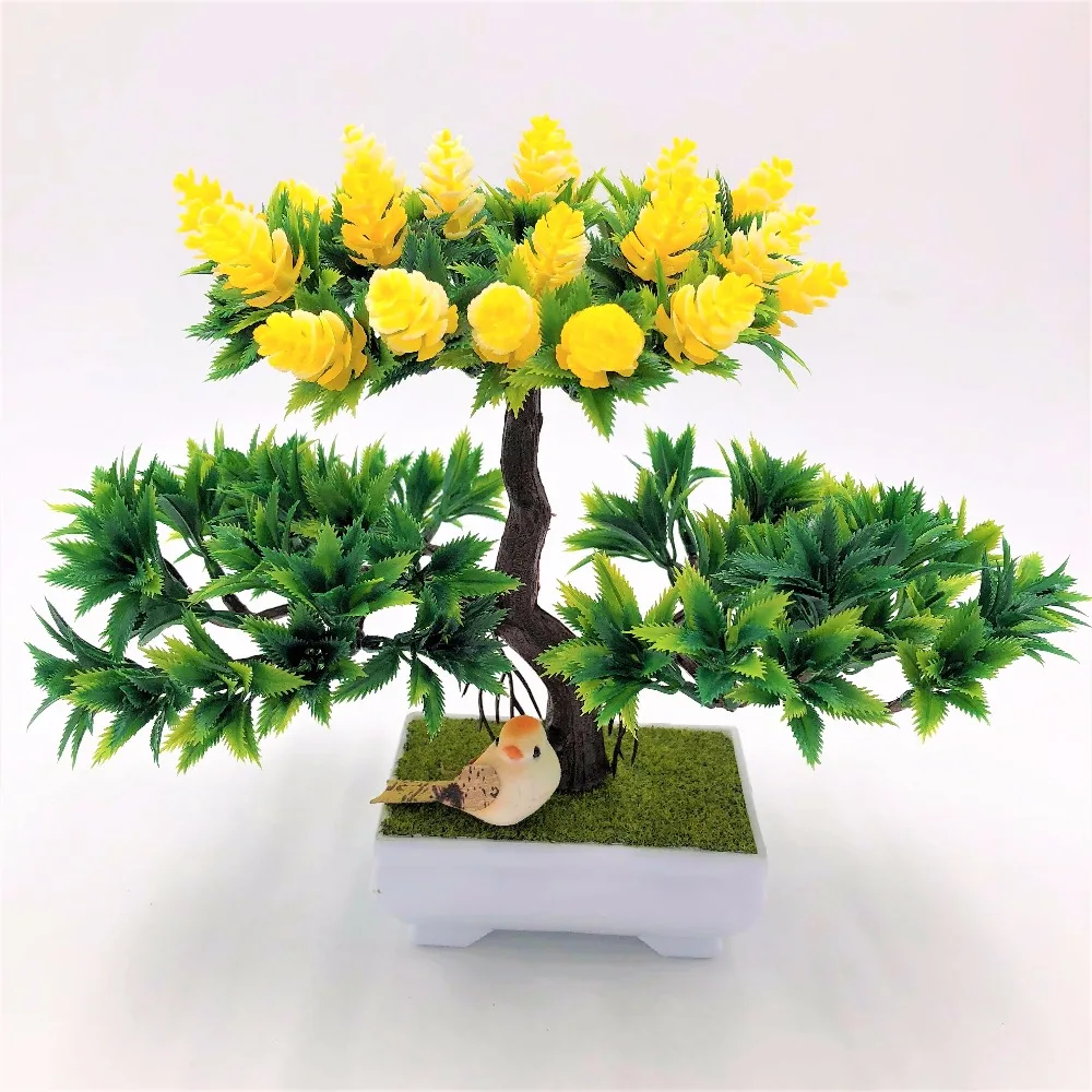 1pc Welcoming Pine Emulate Bonsai Simulation Decorative Artificial Flowers Fake Green Pot Plants Ornaments Home Decor
1pc Welcoming Pine Emulate Bonsai Simulation Decorative Artificial Flowers Fake Green Pot Plants Ornaments Home Decor