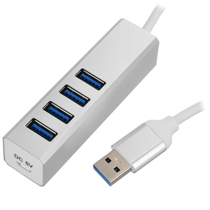 Aluminum USB-C USB 3.0 HUB Adapter with Micro USB Power Interface for MacBook Air Pro Laptop Tablet Computer Type-C Accessories
Aluminum USB-C USB 3.0 HUB Adapter with Micro USB Power Interface for MacBook Air Pro Laptop Tablet Computer Type-C Accessories