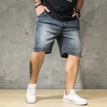 2019 New Japanese Tide brand Large size Denim Shorts Men's Summer Loose Stretch Five Shorts jeans Men Size 30-42 44 46
2019 New Japanese Tide brand Large size Denim Shorts Men's Summer Loose Stretch Five Shorts jeans Men Size 30-42 44 46