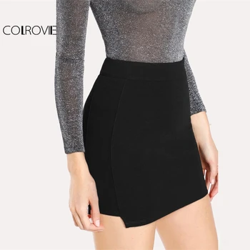 COLROVIE Solid Knit Bodycon Skirt Black Mid Waist Above Knee Plain Bodycon Skirt With Zip Women Elegant Short Skirt 
COLROVIE Solid Knit Bodycon Skirt Black Mid Waist Above Knee Plain Bodycon Skirt With Zip Women Elegant Short Skirt