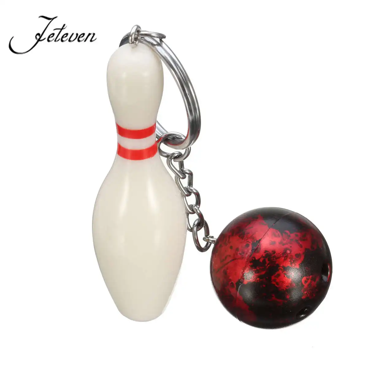 1PCS Mini Bowling Pin and Ball keychain key Ring 3D Keyfob Keychain keyring Pendant Keys Holder Souvenir Fashion DIY Bag Jewelry
1PCS Mini Bowling Pin and Ball keychain key Ring 3D Keyfob Keychain keyring Pendant Keys Holder Souvenir Fashion DIY Bag Jewelry
