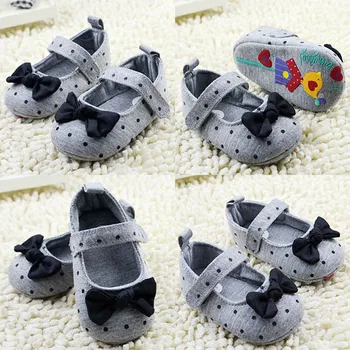 2018 Toddler Girl Polka Dot Bowknot Crib Shoes Soft Sole Comfort Baby Shoes Prewalker S2
2018 Toddler Girl Polka Dot Bowknot Crib Shoes Soft Sole Comfort Baby Shoes Prewalker S2