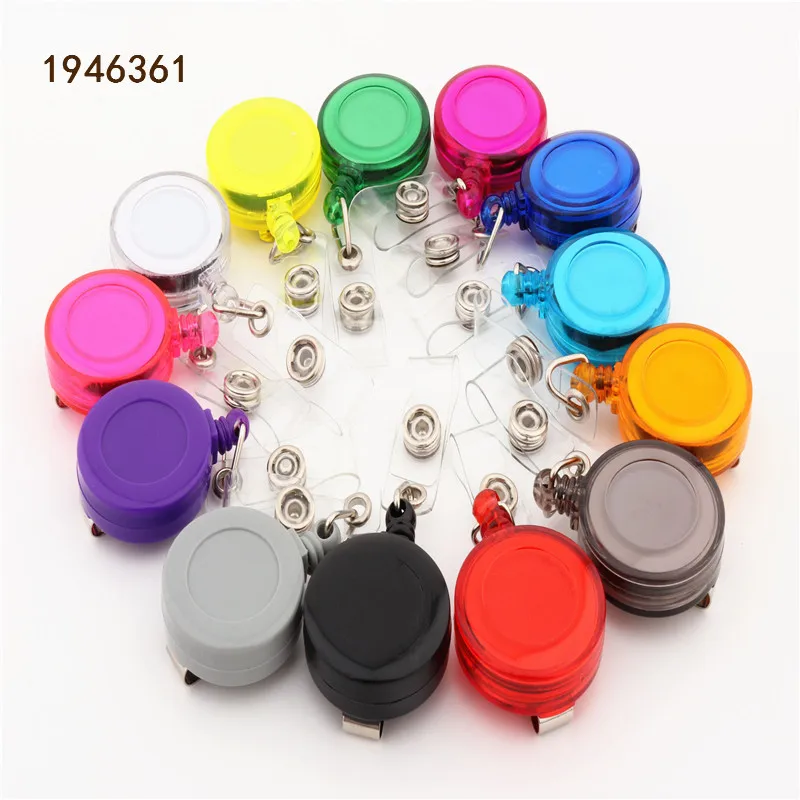 20 colors Retractable Pull Badge Holder Reels Key Ring Chain Clips Office supplies school students ID Lanyard
20 colors Retractable Pull Badge Holder Reels Key Ring Chain Clips Office supplies school students ID Lanyard