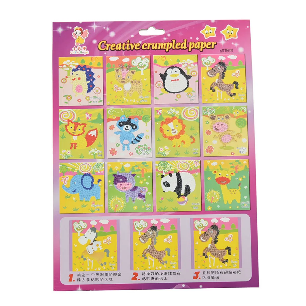 DIY Kids Educational Toys For Children Birthday Gifts For Kids Learning Crumpled Color Paper Painting Drawing Paper Toy
DIY Kids Educational Toys For Children Birthday Gifts For Kids Learning Crumpled Color Paper Painting Drawing Paper Toy