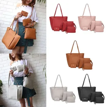 Sell at a loss! THINKTHENDO 4pcs/set Shoulder Bags Women Tote Purse Leather Handbag Messenger Satchel Set Luxury
Sell at a loss! THINKTHENDO 4pcs/set Shoulder Bags Women Tote Purse Leather Handbag Messenger Satchel Set Luxury