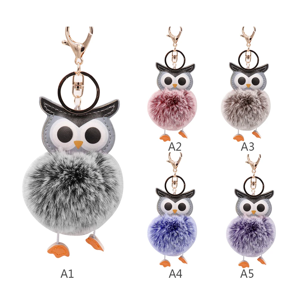 Owl Hair Ball Hanging Keychain PU Leather Cartoon Plush Doll Pendant Bag Car Ornament Kids Gift for Chritmas Birthday
Owl Hair Ball Hanging Keychain PU Leather Cartoon Plush Doll Pendant Bag Car Ornament Kids Gift for Chritmas Birthday