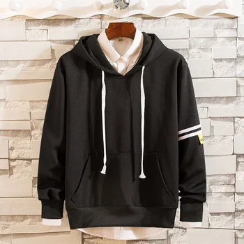 Classic Men's Sweatshirts Patchwork Solid Color Men Hooded Sweatshirts Breathable Men's Sweatshirts Comfortable Long Sleeve Pull
Classic Men's Sweatshirts Patchwork Solid Color Men Hooded Sweatshirts Breathable Men's Sweatshirts Comfortable Long Sleeve Pull