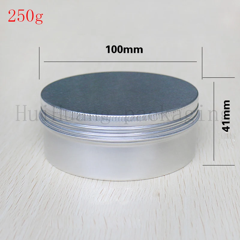 20pcs 250g Empty Aluminum Cream Jar Tin Cosmetic Lip Balm Containers Nail Derocation Crafts Pot Refillable Bottle Screw Thread
20pcs 250g Empty Aluminum Cream Jar Tin Cosmetic Lip Balm Containers Nail Derocation Crafts Pot Refillable Bottle Screw Thread
