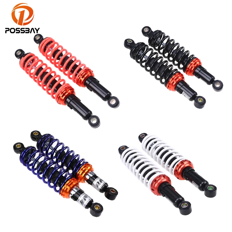 POSSBAY 280mm 320mm Motorcycle Shock Absorber for Honda Yamaha Suzuki Harley Kawasaki Universal Rear Suspension 
POSSBAY 280mm 320mm Motorcycle Shock Absorber for Honda Yamaha Suzuki Harley Kawasaki Universal Rear Suspension