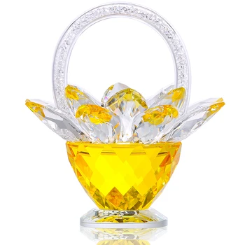 H&D Yellow Crystal Flower Bouquet Basket Figurine Collectible Home Decor Ornaments with Rhinestone Interior Table Centerpiece
H&D Yellow Crystal Flower Bouquet Basket Figurine Collectible Home Decor Ornaments with Rhinestone Interior Table Centerpiece