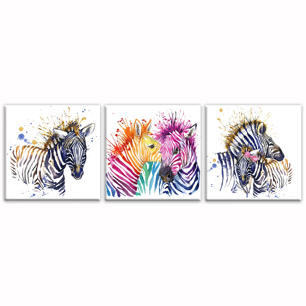 3 Pieces Watercolor Zebra Wall Art Poster Abstract Animal Print Canvas Art Modern Style Pictures Living Room Home Decor
3 Pieces Watercolor Zebra Wall Art Poster Abstract Animal Print Canvas Art Modern Style Pictures Living Room Home Decor