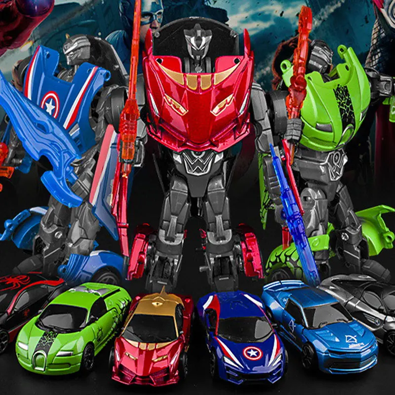 Allow Metal Transformation Robot Car Toys for Children Turn Into A Robot Model Toy Car Birthday Christmas Gift Boys Toys avenger
Allow Metal Transformation Robot Car Toys for Children Turn Into A Robot Model Toy Car Birthday Christmas Gift Boys Toys avenger