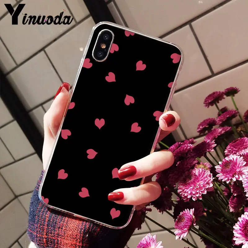 Polka dot pattern heart