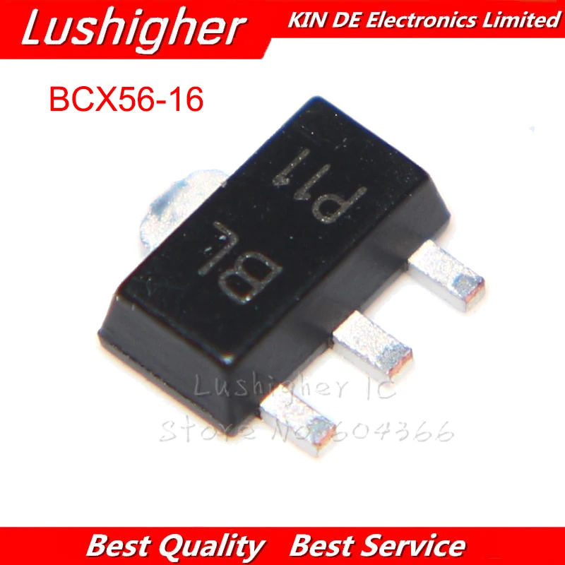 50pcs BCX56-16 SOT-89 BCX56 SOT89 transistor NPN 1A 80V marking: BA BD BH BL
50pcs BCX56-16 SOT-89 BCX56 SOT89 transistor NPN 1A 80V marking: BA BD BH BL